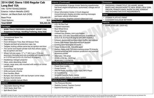 2014 GMC Sierra 1500 Base