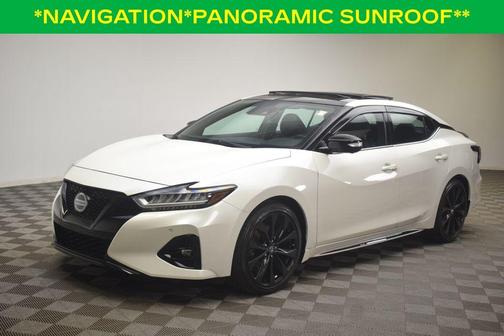 White 2021 Nissan Maxima SR