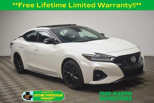 White 2021 Nissan Maxima SR
