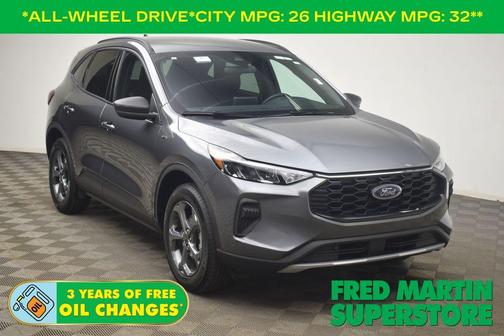 Gray Metallic 2025 Ford Escape ST-Line