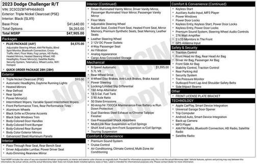 2023 Dodge Challenger R/T