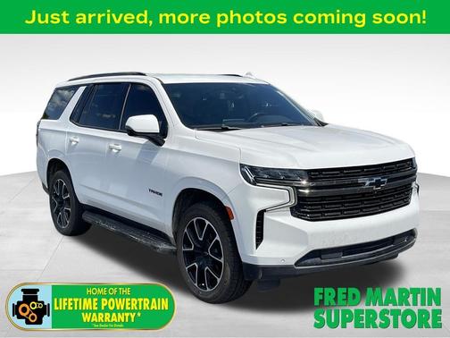 Summit White 2021 Chevrolet Tahoe RST