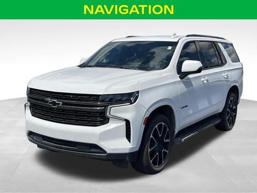 Summit White 2021 Chevrolet Tahoe RST