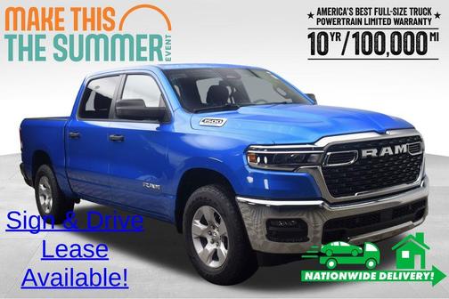 Hydro Blue Pearlcoat 2026 RAM 1500 Big Horn/Lone Star