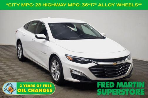Summit White 2024 Chevrolet Malibu LT