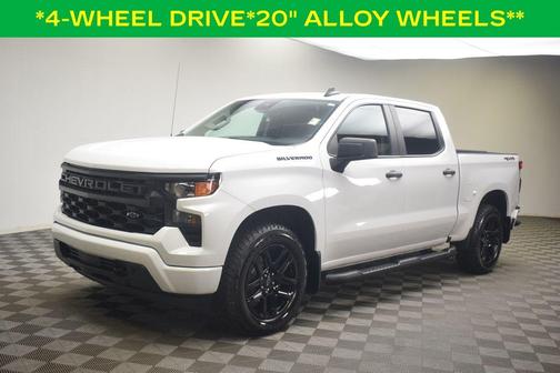 Summit White 2024 Chevrolet Silverado 1500 Custom