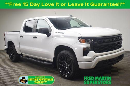 Summit White 2024 Chevrolet Silverado 1500 Custom