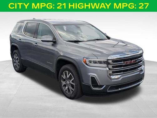Satin Steel Metallic 2020 GMC Acadia SLE