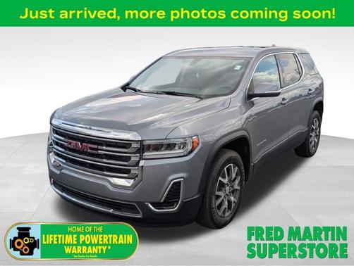 Satin Steel Metallic 2020 GMC Acadia SLE