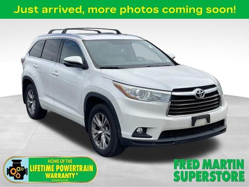 Blizzard Pearl 2015 Toyota Highlander XLE