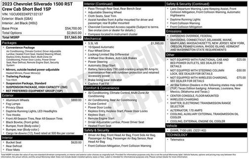 2023 Chevrolet Silverado 1500 RST