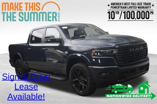 Blue Metallic 2026 RAM 1500 Laramie