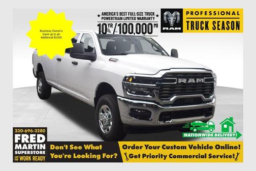 Bright White Clearcoat 2026 RAM 3500 Tradesman
