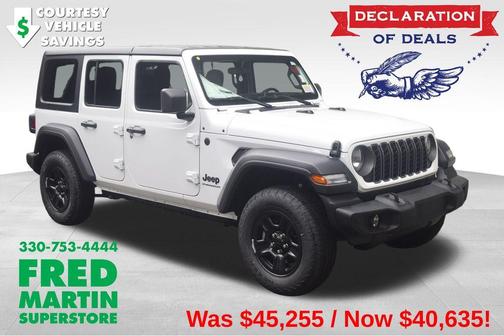 Bright White Clearcoat 2026 Jeep Wrangler Sport