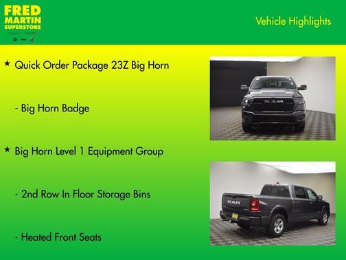 2025 RAM 1500 Big Horn/Lone Star