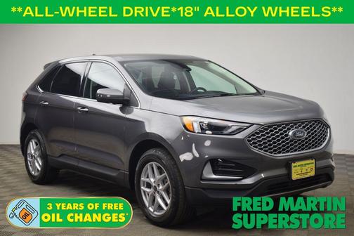 Carbonized Gray Metallic 2023 Ford Edge SEL