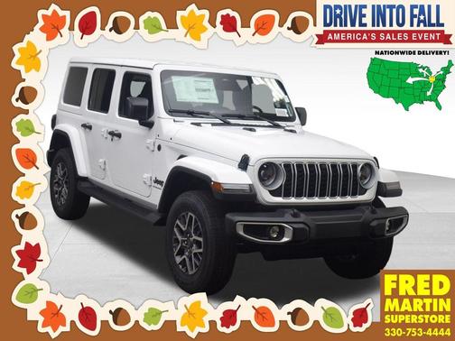 Bright White Clearcoat 2026 Jeep Wrangler Sahara