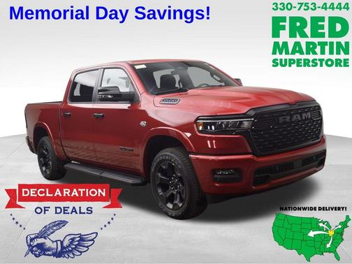 Molten Red Pearlcoat 2026 RAM 1500 Big Horn/Lone Star