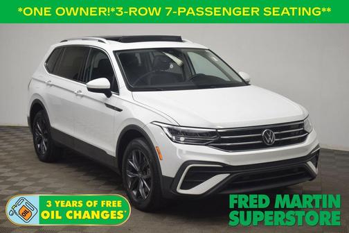 Pure White 2022 Volkswagen Tiguan 2.0T SE