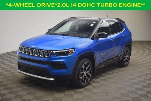 Hydro Blue Pearlcoat 2024 Jeep Compass Limited