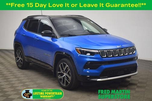 Hydro Blue Pearlcoat 2024 Jeep Compass Limited