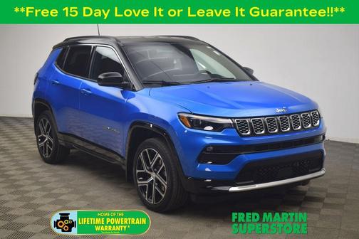 Hydro Blue Pearlcoat 2024 Jeep Compass Limited