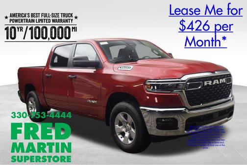 Molten Red Pearlcoat 2026 RAM 1500 Big Horn/Lone Star