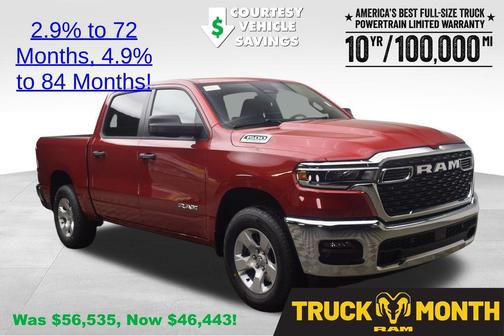 Molten Red Pearlcoat 2026 RAM 1500 Big Horn/Lone Star