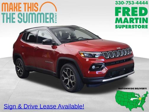 Red 2026 Jeep Compass Limited