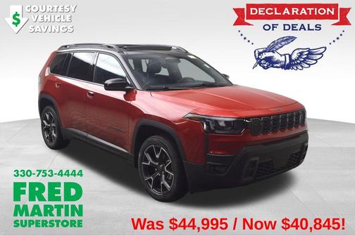 Red 2026 Jeep Cherokee Overland