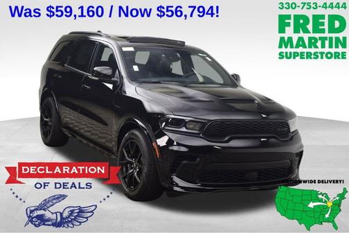 DB Black Crystal Clearcoat 2026 Dodge Durango GT Plus HEMI V8