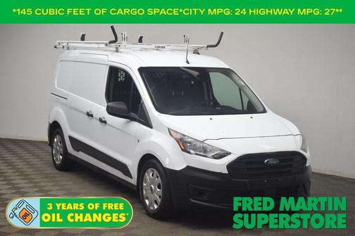 Frozen White 2022 Ford Transit Connect XL