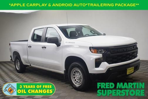 Summit White 2022 Chevrolet Silverado 1500 WT