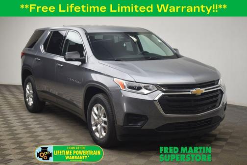 Satin Steel Metallic 2019 Chevrolet Traverse LS