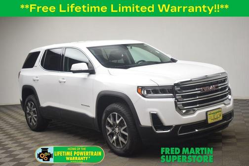 Summit White 2020 GMC Acadia SLE