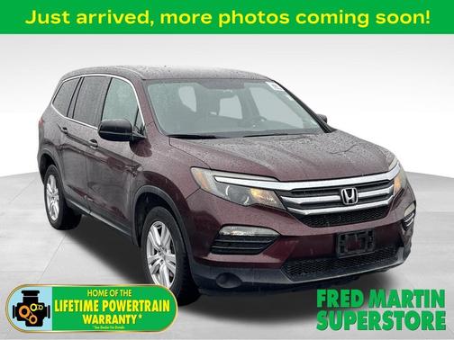 Dark Cherry 2016 Honda Pilot LX