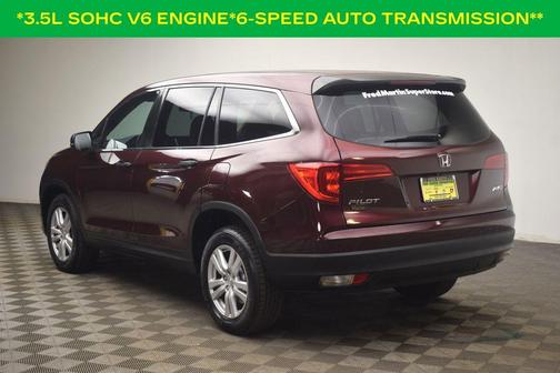 Dark Cherry 2016 Honda Pilot LX