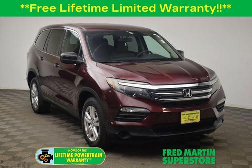 Dark Cherry 2016 Honda Pilot LX