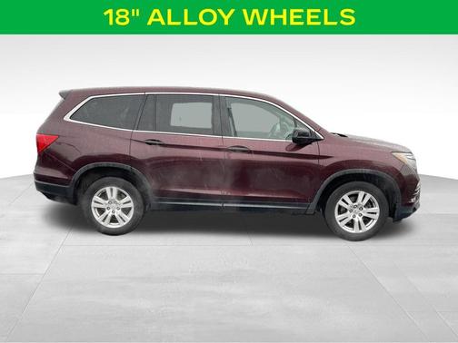 Dark Cherry 2016 Honda Pilot LX