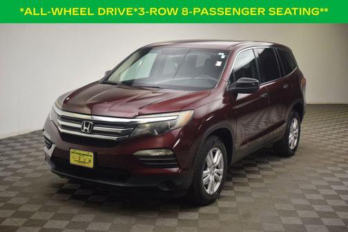 Dark Cherry 2016 Honda Pilot LX