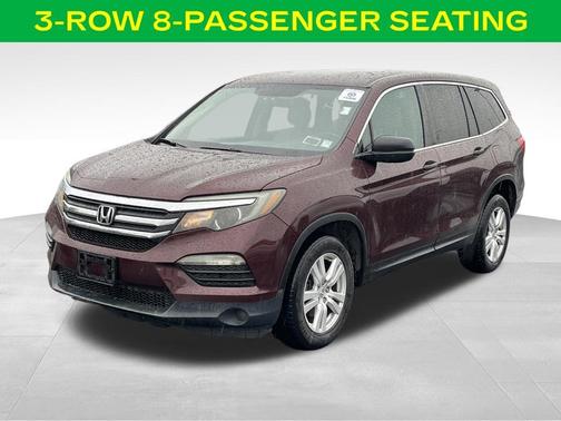 Dark Cherry 2016 Honda Pilot LX