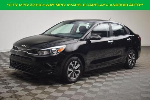 Aurora Black 2023 Kia Rio S