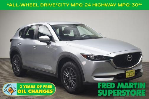 Sonic Silver Metallic 2019 Mazda CX-5 Sport