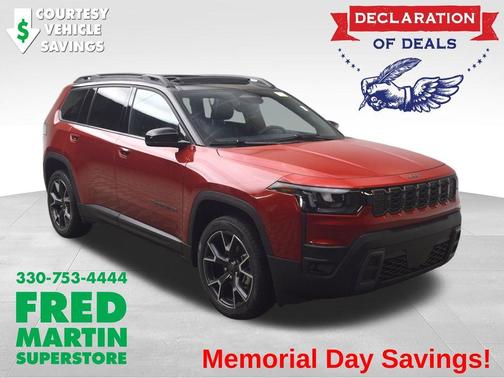 Red 2026 Jeep Cherokee Overland