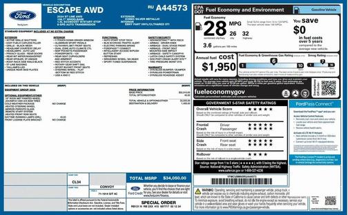 2024 Ford Escape ST-Line