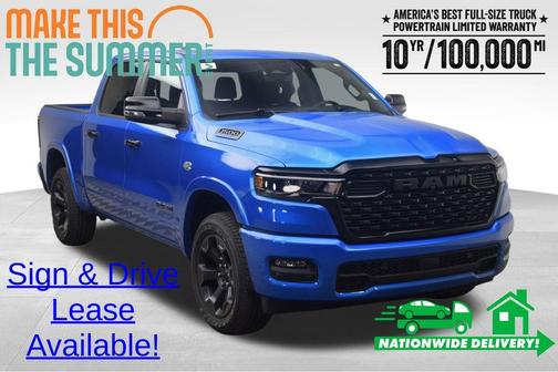 Hydro Blue Pearlcoat 2026 RAM 1500 Big Horn/Lone Star