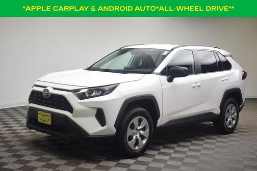 Super White 2020 Toyota RAV4 LE