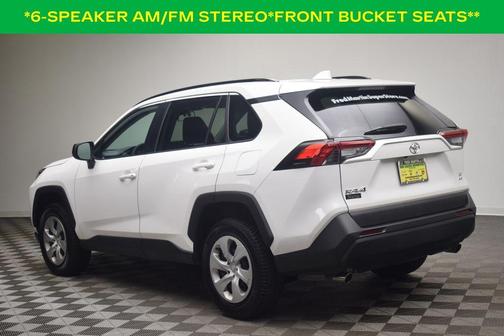 Super White 2020 Toyota RAV4 LE