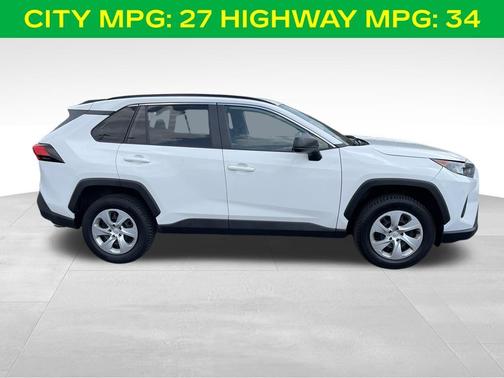 Super White 2020 Toyota RAV4 LE