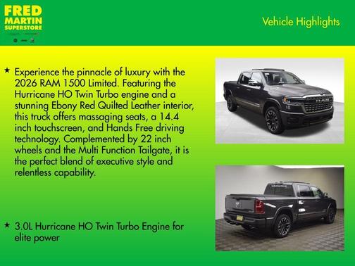 Granite Crystal Clearcoat Metallic 2026 RAM 1500 Limited